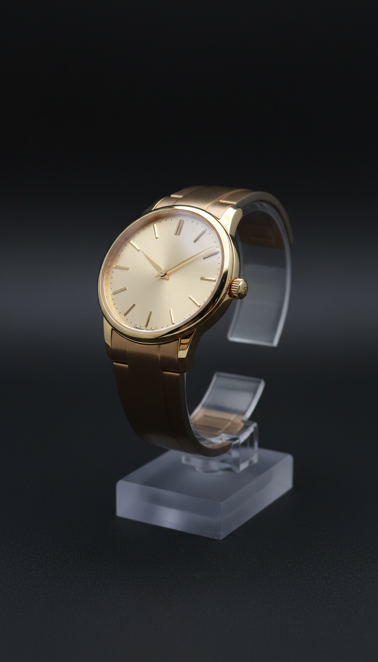 Champagne Gold Dress Watch